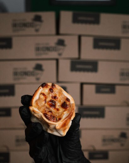 Empanada de cebolla y queso