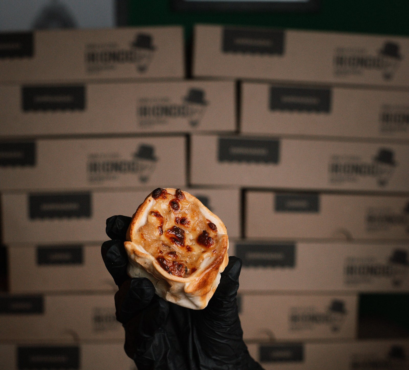 Empanada de cebolla y queso